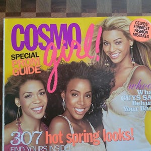Vintage COSMOGIRL March 2005 feat. Destinys Child
