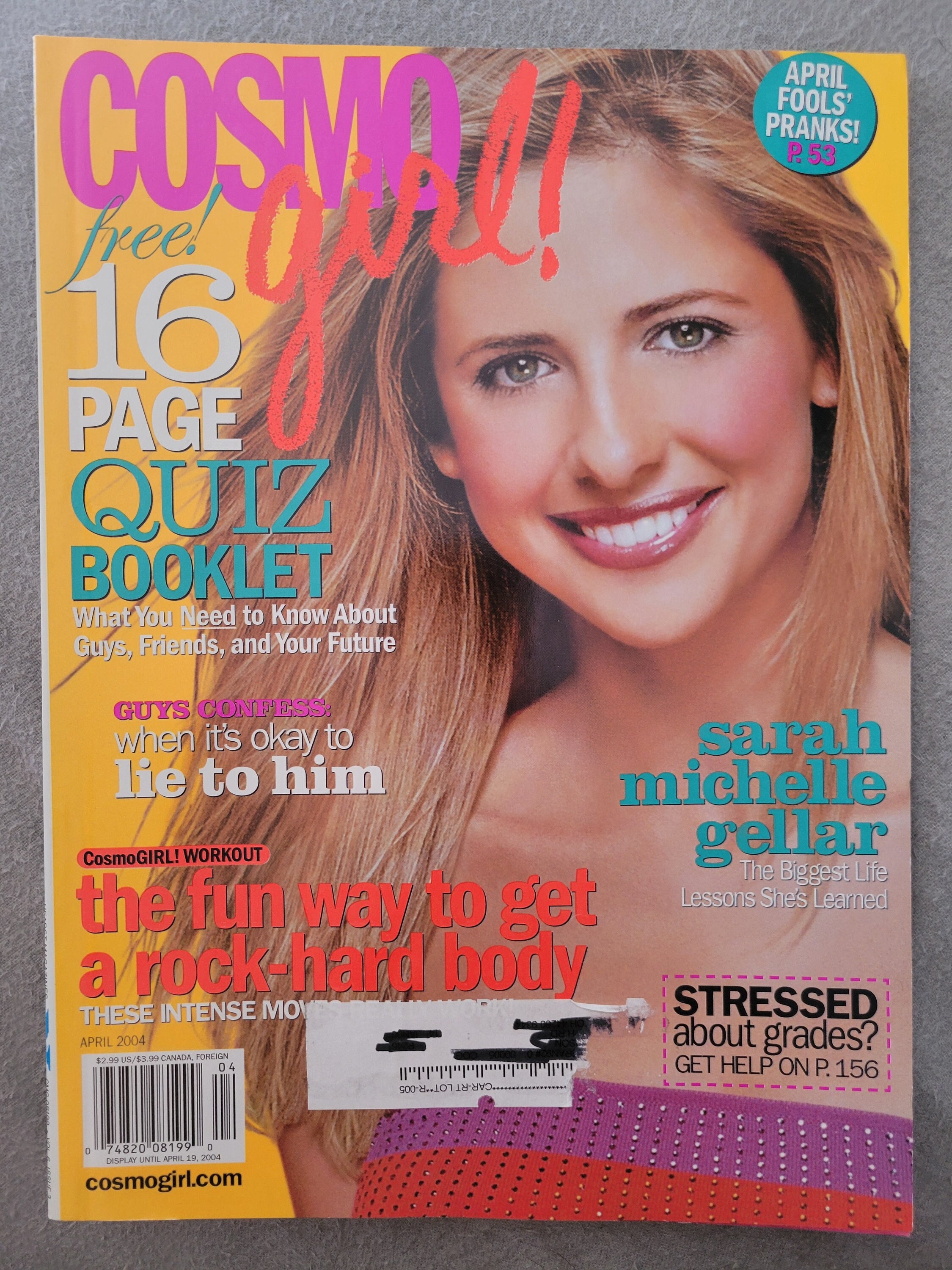 女性情報誌 COSMOgirl! Magazine 4 2020 2008 COSMO Girl magazine BRITTANY SNOW Kristen Bell Patrick