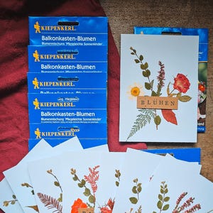 Kit de floraison - Carte florale artisanale et graines de fleurs