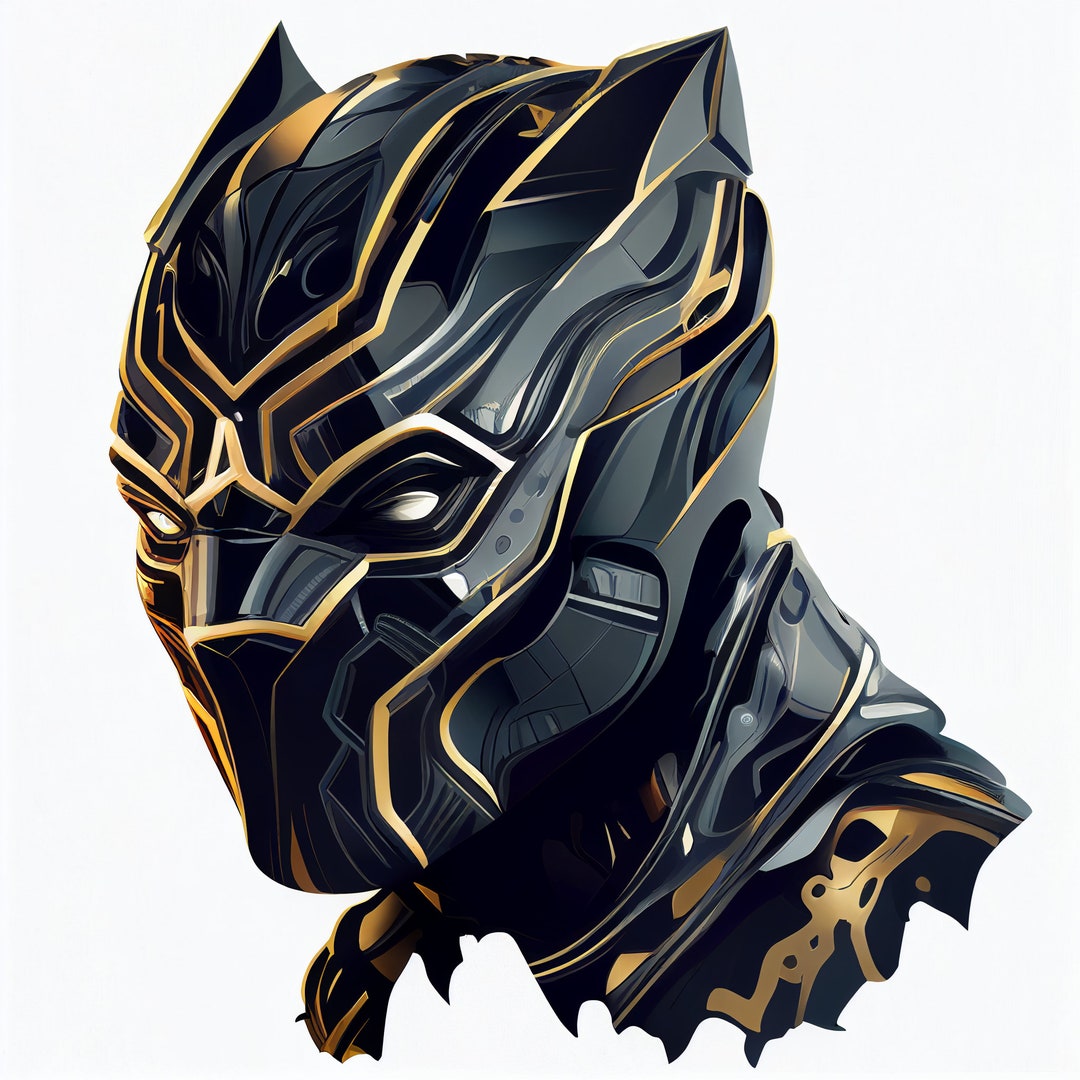 BLACK PANTHER SVG Majestic Black Panther Bold and Powerful Svg File