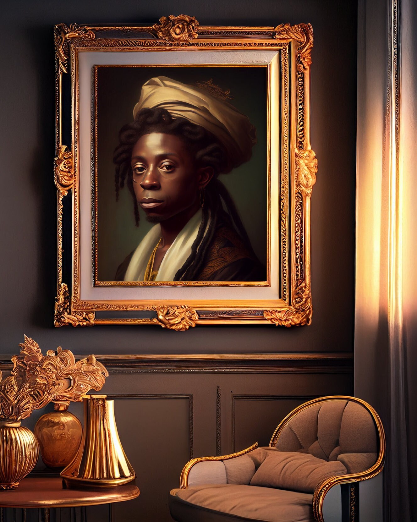 LV Lil Wayne Painting – Somethingbadass