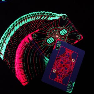 Chris Cards V2 Playing Cards - Cardistry, Magic Cards with the Glow Effect Deck of Cards Magic Tricks - Playing Cards - Poker Cards