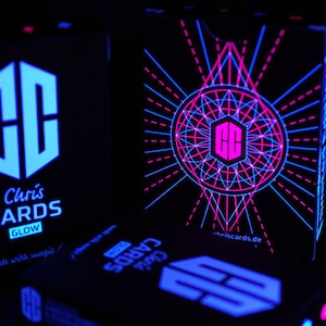 Chris Cards ® V1 Playing Cards - Cardistry, magic cards with the glow effect