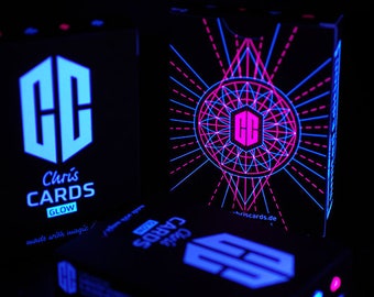 Chris Cards ® V1 Playing Cards - Cardistry, magic cards with the glow effect