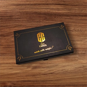 Magische koperglans: verzamelbox met magnetische sluiting voor 2 decks van Chris Cards