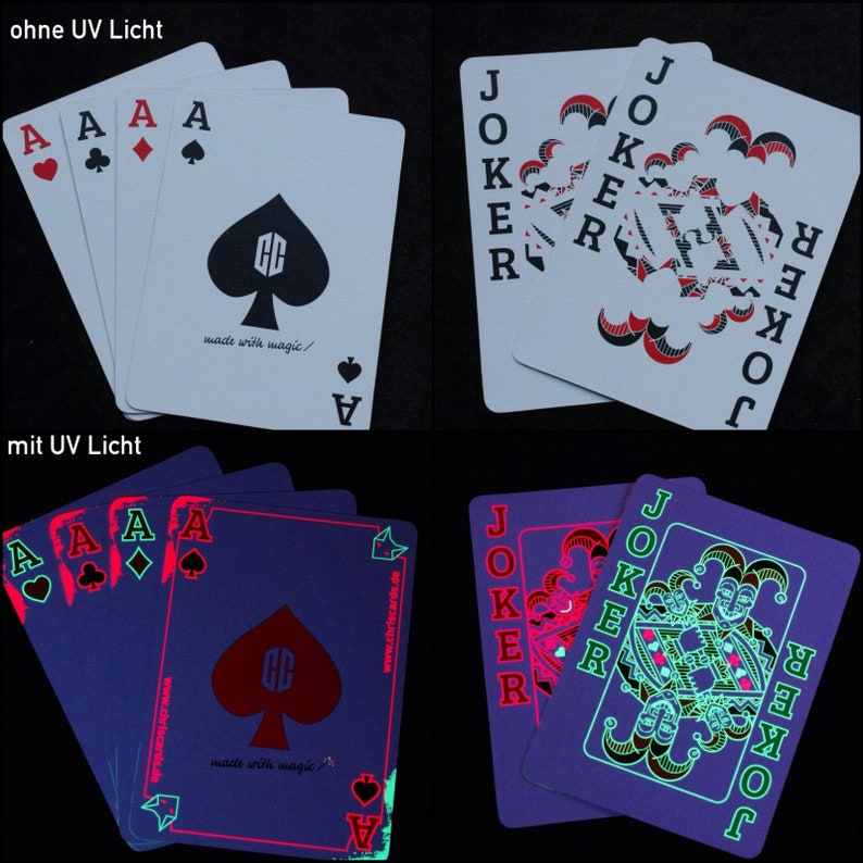 Cartes à jouer Chris Cards ® V1 Cardistry, cartes magiques avec effet lumineux image 6