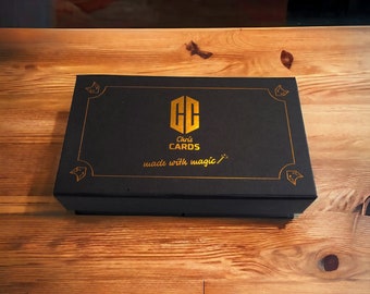 Brillance magique du cuivre : boîte de collection avec fermeture magnétique pour 4 jeux de Chris Cards