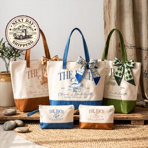 Custom The Bach Club Tote Bag, Personalized Bachelorette Gifts, Bridesmaid Favors, Bridal Party Tote, Bachelorette Tote Bag