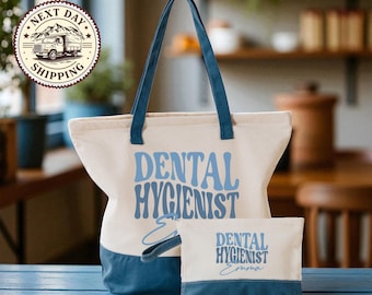 Bolso de mano personalizado para higienista dental, regalo para higienista dental, regalo personalizado para higienista dental, regalo para estudiante de odontología