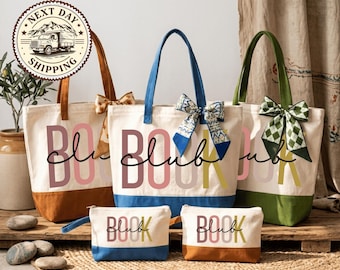 Book Club Tote Bag, Trendy Aesthetic Gift For Book Lovers, Book Worm Tote Bag, Book Lovers Tote Bag, Great Gift for Reader, Book Tote Bag