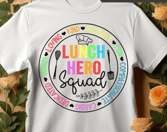 Custom Cafeteria Crew Shirt, School Lunch Hero Squad Shirt, Cafeteria Lunch Lady Squad Shirt, School Cafeteria Worker