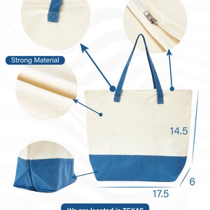 a tote bag with measurements and instructions