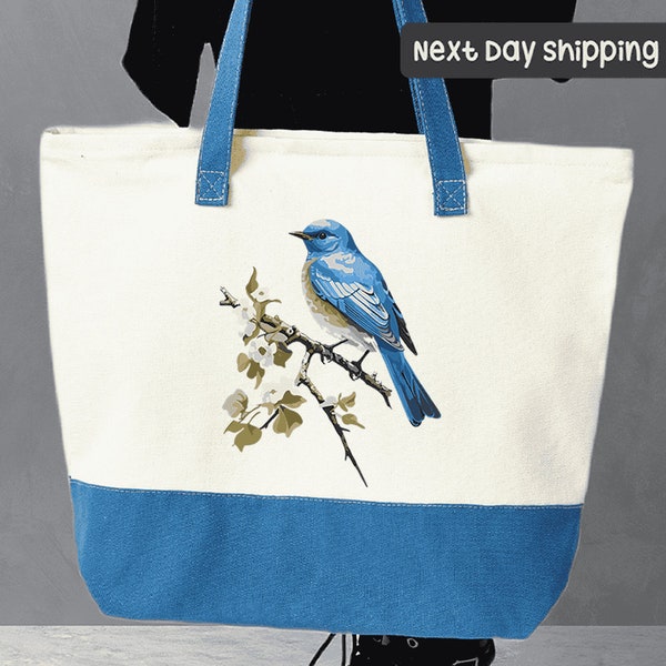 Bird Tote Bag, Canvas Tote Bag, Vintage Wild Bird Print, Animal Lover Gift, Aesthetic Bag, Casual Canvas Tote, Gift Tote Bag,Bird Lover Gift