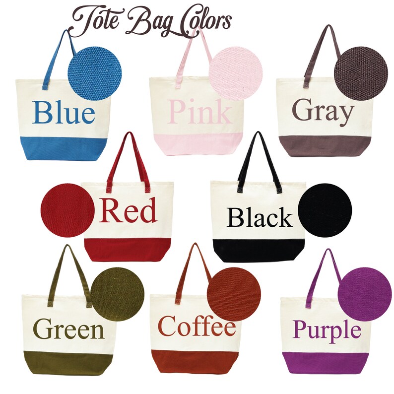 Custom Canvas Tote Bag Print Canvas Shoulder Bag Wholesale Etsy