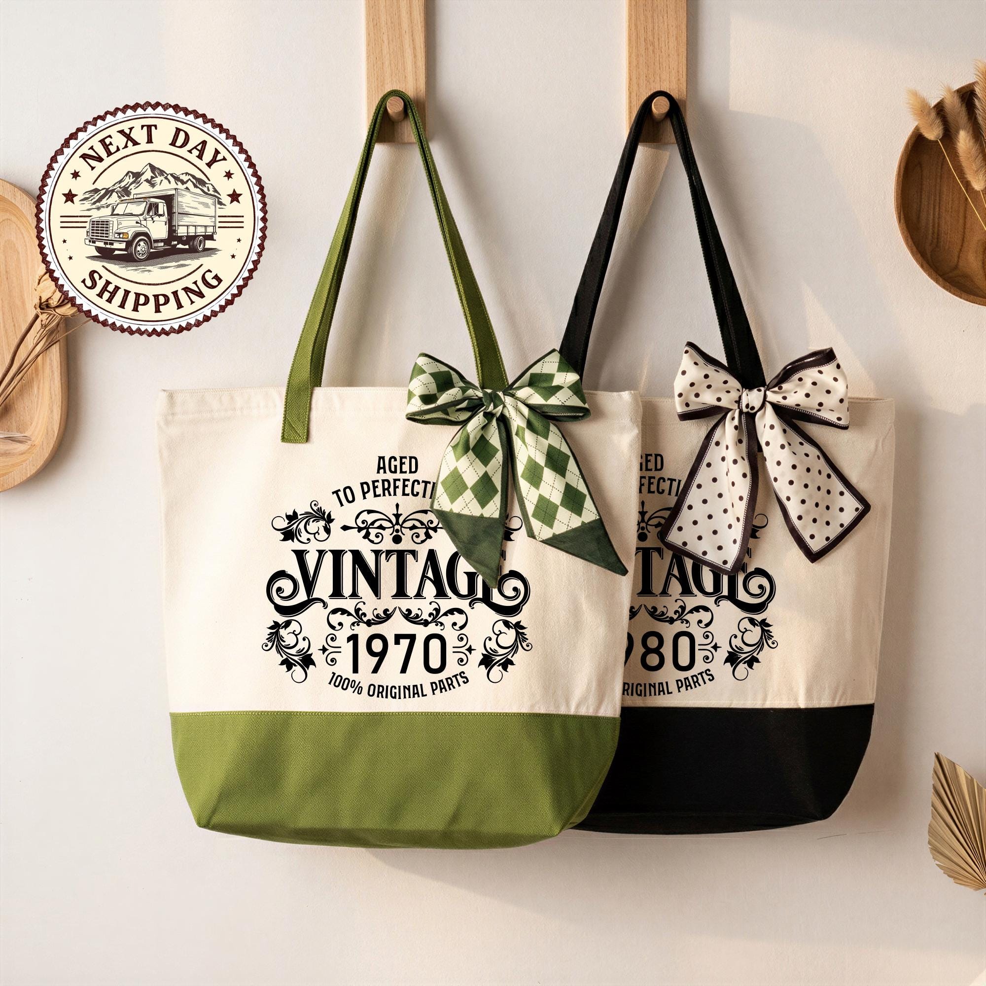 花柄キャンバスショッパー 1964 Bag - Etsy
