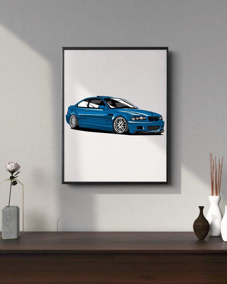 BMW E46 M3 M4 M5 German Euro Legend Graphic Instant Download PNG, AI ...