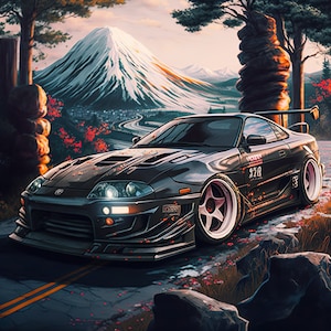 Toyota supra mk4 drift wallpaper