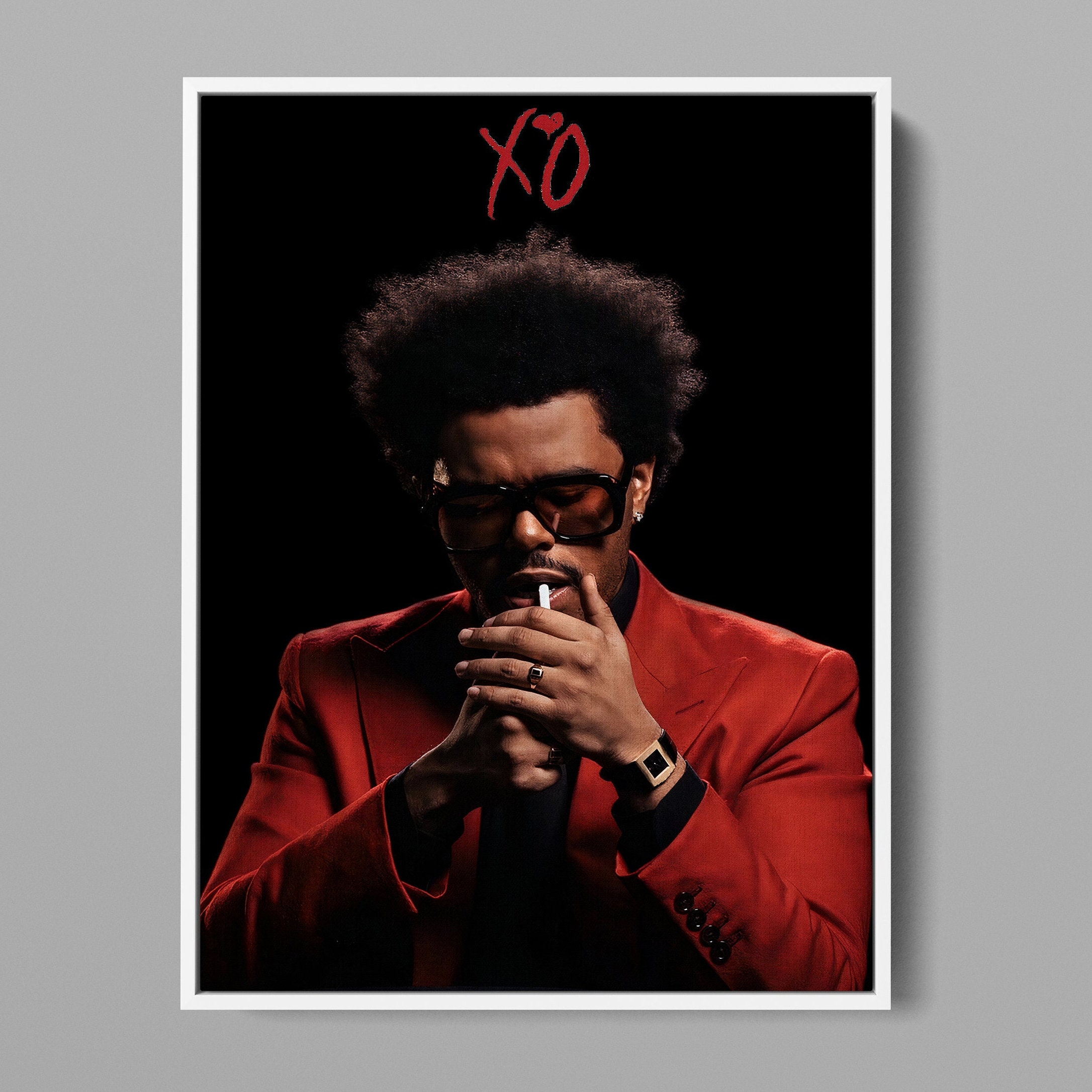 Discover The Weeknd XO, The Weeknd Canvas Wall Art, XO Canvas Wall Art, Music Canvas Wall Art