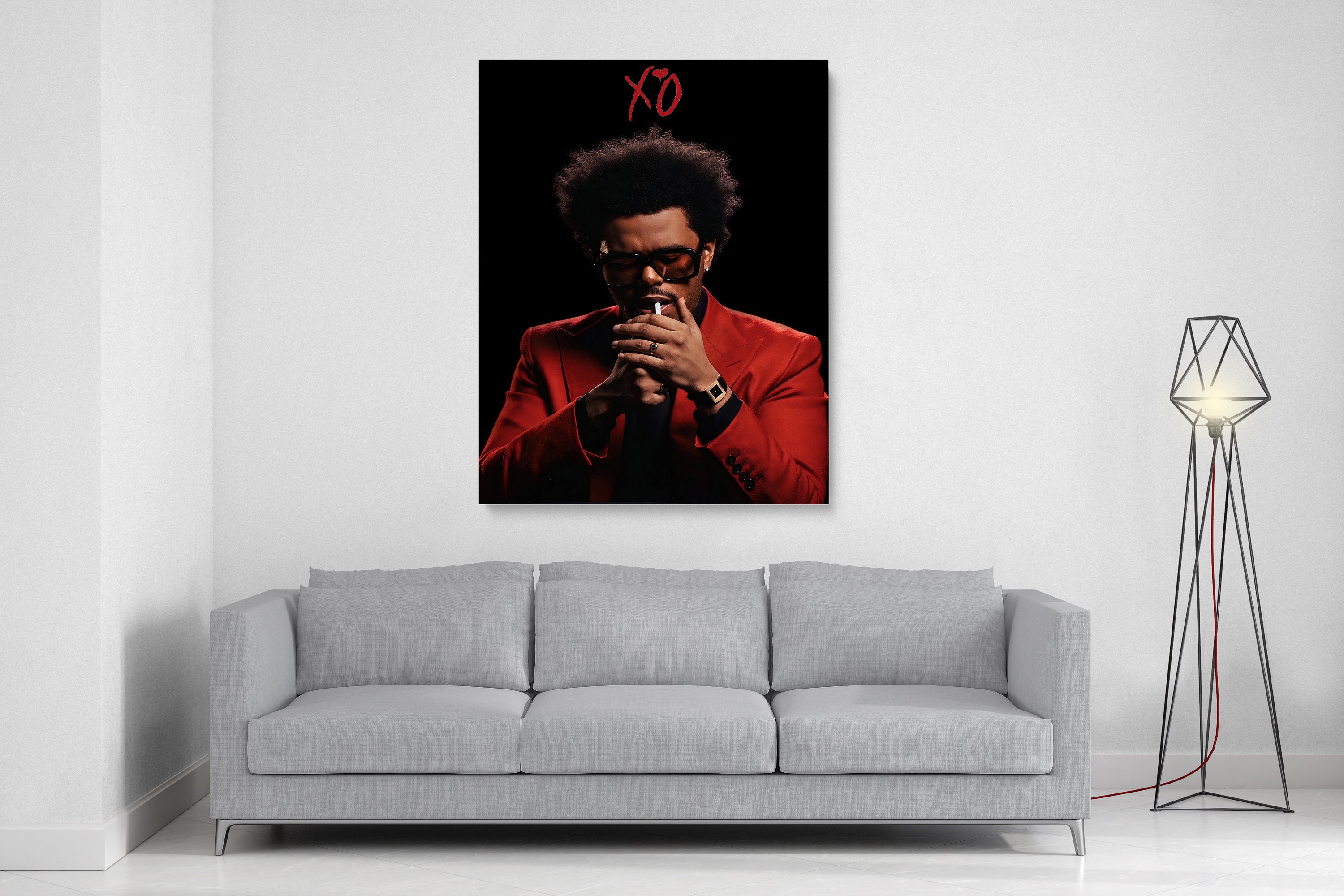 Discover The Weeknd XO, The Weeknd Canvas Wall Art, XO Canvas Wall Art, Music Canvas Wall Art