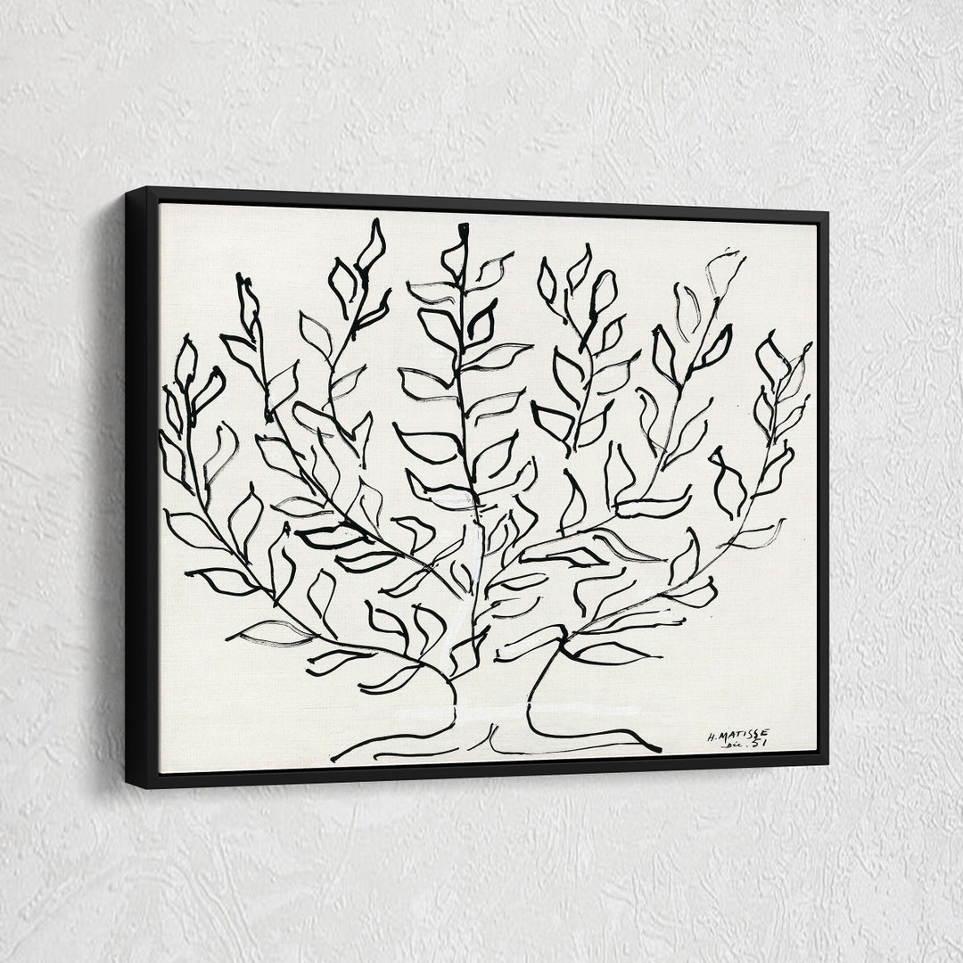 Henri Matisse Le Buisson, Henri Matisse Canvas, Artwork Canvas Wall Art