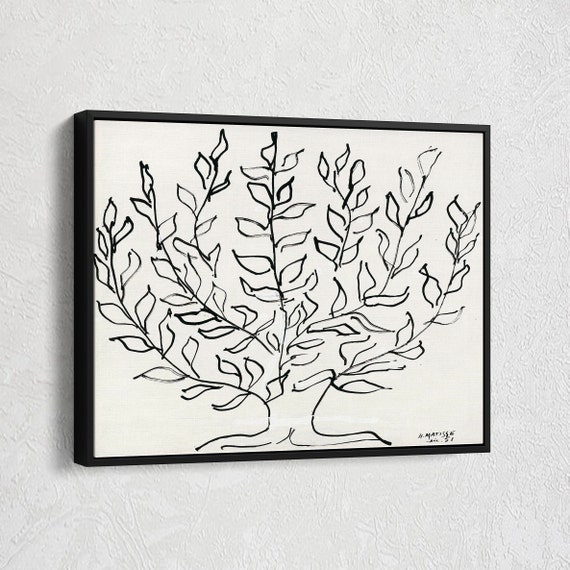 Henri Matisse Le Buisson, Henri Matisse Canvas, Artwork Canvas Wall Art, Framed Canvas Wall Art, Luxery Canvas Wall Art, Wall Art Decor