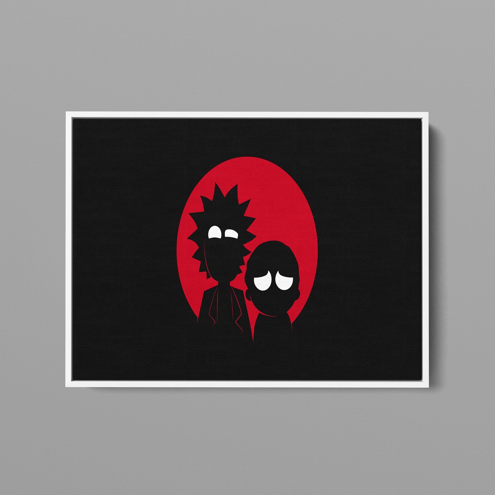 Rick and Morty Canvas, Rick & Morty Wall Art, Cartoon Canvas Wall Art