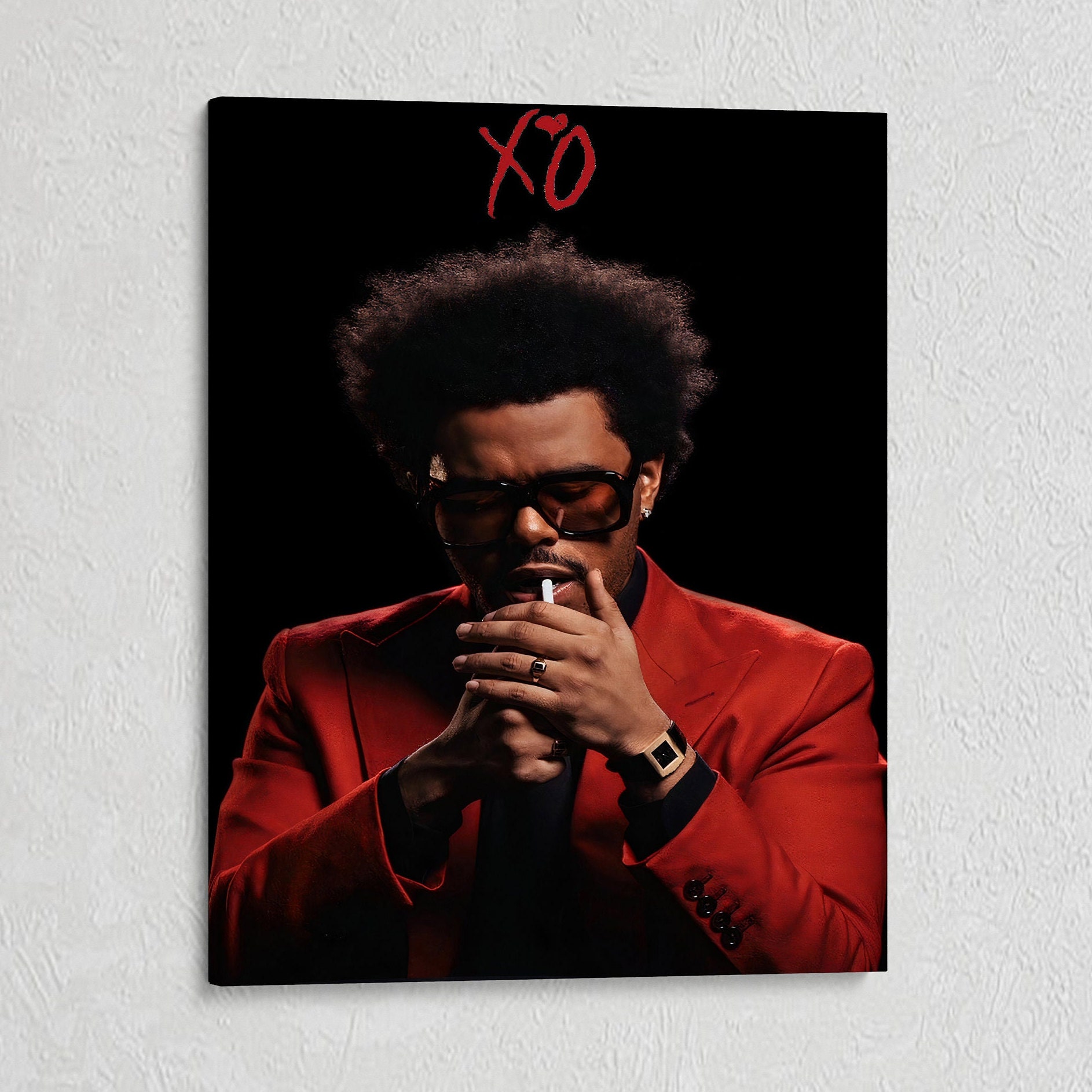 Discover The Weeknd XO, The Weeknd Canvas Wall Art, XO Canvas Wall Art, Music Canvas Wall Art