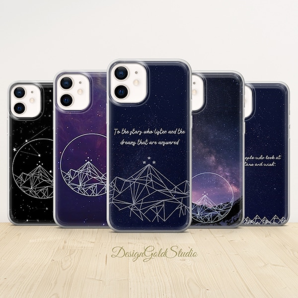 Court Of Mist And Fury Phone Case Acotar Cover for iPhone 15 14 Pro Max 13 12 XR SE, Samsung S23 Fe S24 Ultra A14 A15 A25 A35 A05 A55, Pixel