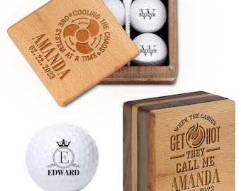 Personalized Air Conditioning, Golf Ball Marker with Luxury Box, HVAC Gift, HVAC Tech Gift Ideas , Heating And Cooling Technician Gift
