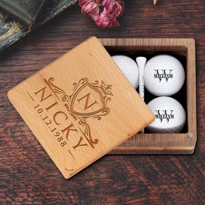 Personalized Golf Ball Marker Gift with Luxury Box - Custom and Unique Golf Gifts for Men on Special Anniversaries and Birthdays