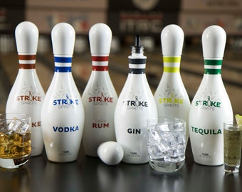 Bowling Pin (1xEmpty) fill with your favorite alcohol (one bottle)