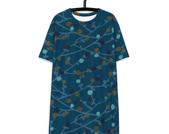 Robe t-shirt bleue Annaluna