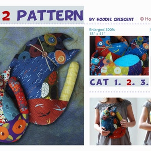 PDF Patchwork Sewing Pattern / Car 2 Pillow