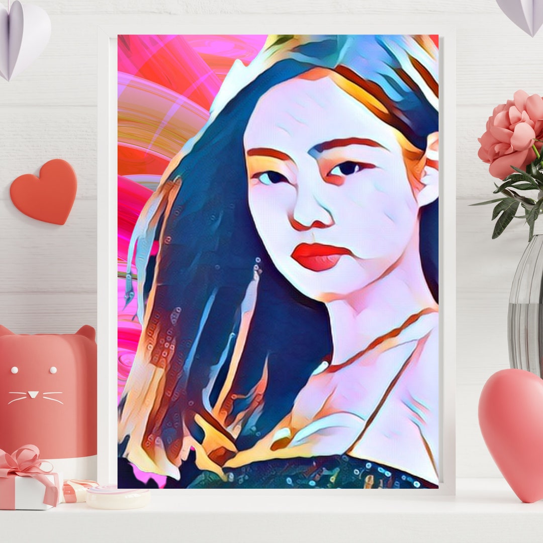BLACKPINK Jennie Printable Wall Art Etsy