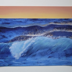 Ocean Waves Fine Art Glicee Print | 11x14 in |