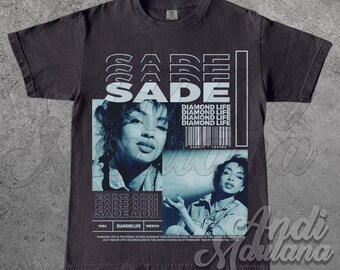 d*z様 SADE Diamond Life Tシャツ ONEITA SADE Adu Diamond Life Singer-songwriter Limited Unisex Softstyle T