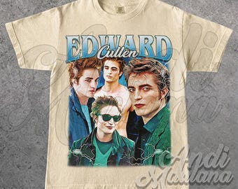 Edward Cullen Twilight, Vampire Unisex Softstyle T-Shirt, Edward Cullen Merch Poster Graphic Tee