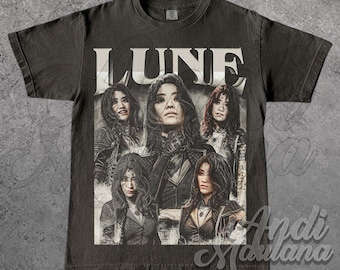 Lune Graphic Clair Obscur Expedition 33 Vintage Tee, Casual Streetwear Shirt, Music Lover Gift, Band Merch Tee, Everyday Fashion Top