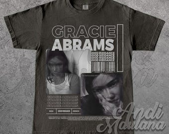 GRACIE ABRAMS Good Riddance Singer and Songwriter T-Shirt, Gracie Abrams Merch, Gracie Abrams Good Riddance Album 90s Poster Graphic tee Api