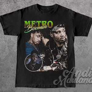 METRO BOOMIN Record producer Musician Limited Unisex Softstyle T-Shirt, Metro Boomin Merch, Metro Boomin Album 90s Poster Graphic tee