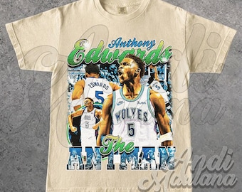 Anthony Edwards Basketball Unisex Softstyle T-Shirt, Minnesota Antman Merch Poster Graphic Tee API