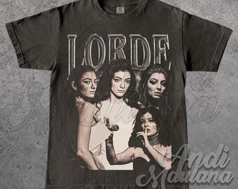 Limited LORDE Singer and Songwriter Unisex Softstyle T-Shirt, Lorde Merch, Lorde Album 90s Poster Graphic tee