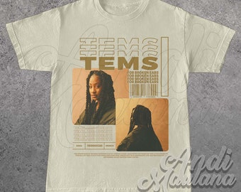 T-shirt souple unisexe TEMS en édition limitée, produits dérivés TEMS, album TEMS pour oreilles cassées, affiche des années 90, t-shirt graphique