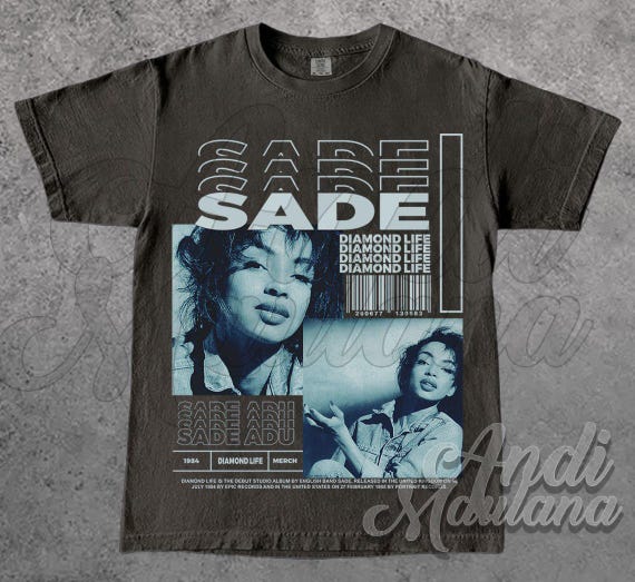 SADE Adu Diamond Life Singer-songwriter Limited Unisex Softstyle T