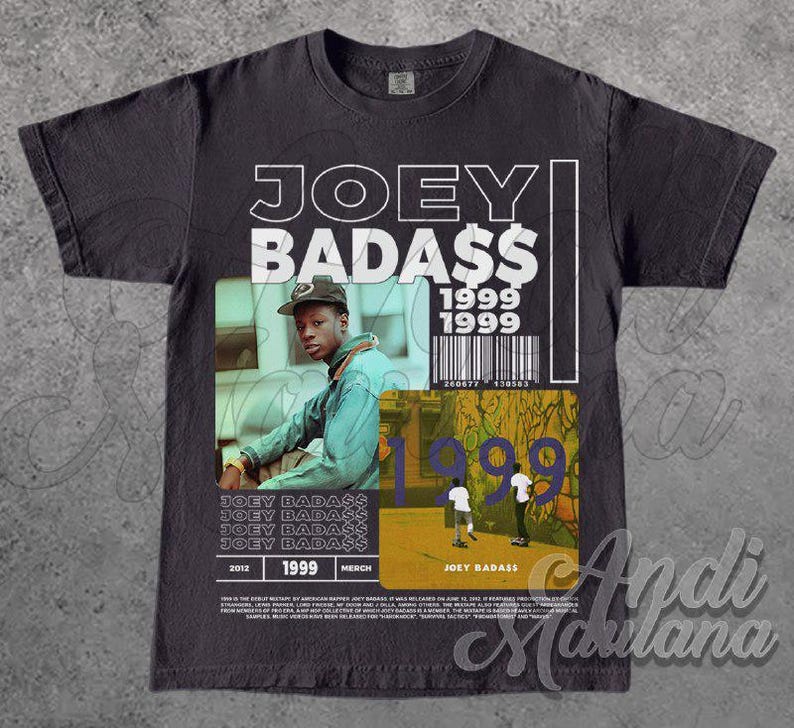 JOEY BADASS 1999 Rapper and Actor Limited Unisex Softstyle T-shirt ...