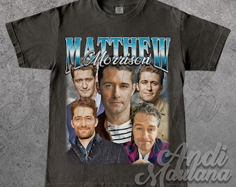 Matthew Morrison Actor and Dancer Unisex Tee, Graphic T-Shirt, Music Lover Gift, Vintage Style Shirt, Concert Apparel, Music Teacher Tee
