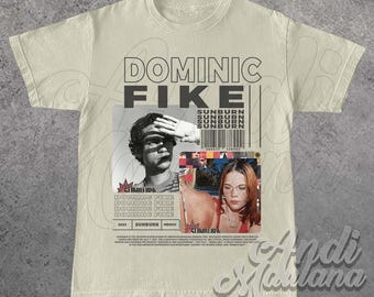 DOMINIC FIKE SUNBURN Singer and Songwriter Limited Unisex T-Shirt, Dominic Fike Merch, Dominic Fike Album 90s Poster Graphic tee