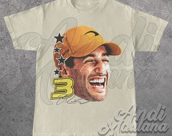 T-shirt vintage Daniel Ricciardo en édition limitée, cadeau pour femme et homme T-shirt unisexe AND258