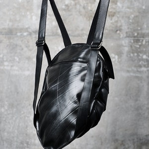 Big Pangolin Backpack, Recycled Rubber, Waterproof, RFID Blocking image 6