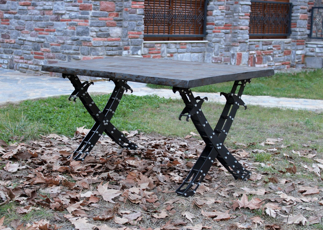 Metal Table Legs Large Coffee Table Legs DIY Steel Furniture Etsy